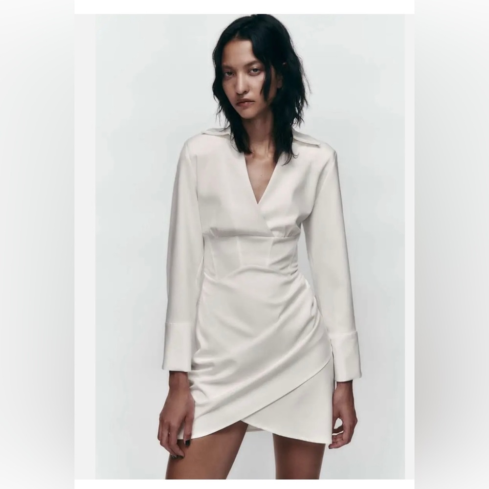 Zara White Corset Inspired Dress